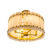 4-Light Modern Drum Marble Semi Flush Mount Ceiling Light - Sweatfully