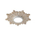 22 Inch White Modern Sunburst Flush Mount LED Lighting - Sweatfully
