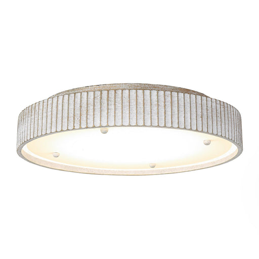 18 Inch White Modern Flush Mount LED Light - Sweatfully