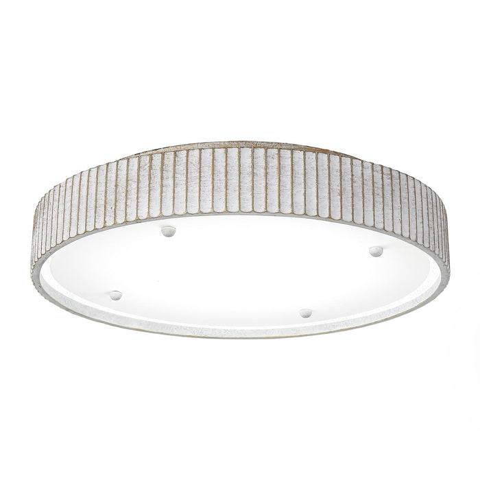 18 Inch White Modern Flush Mount LED Light - Sweatfully