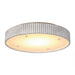 18 Inch White Modern Flush Mount LED Light - Sweatfully