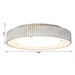 18 Inch White Modern Flush Mount LED Light - Sweatfully