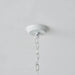 20 Inch Borg 5-Light White Wooden Chandelier - Sweatfully