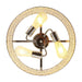 15 Inch 3-Light Modern Chrome Semi-Flush Mount Ceiling Lighting - Sweatfully