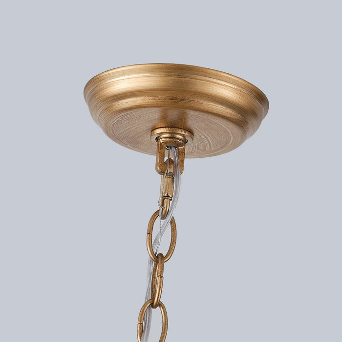 32 Inch Nelly 9-Light Bohemia Wood Beaded Chandelier - Sweatfully