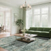 7ft x 5ft Vintage Indoor Non-Slip Washable Large  Area Rugs for Bedroom Living Room - Sweatfully