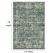 7ft x 5ft Vintage Indoor Non-Slip Washable Large  Area Rugs for Bedroom Living Room - Sweatfully