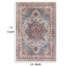 7ft x 5ft Vintage Indoor Non-Slip Washable Large  Area Rugs for Bedroom Living Room - Sweatfully