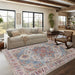 7ft x 5ft Vintage Indoor Non-Slip Washable Large  Area Rugs for Bedroom Living Room - Sweatfully