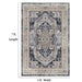 7ft x 5ft Vintage Indoor Non-Slip Washable Large  Area Rugs for Bedroom Living Room - Sweatfully