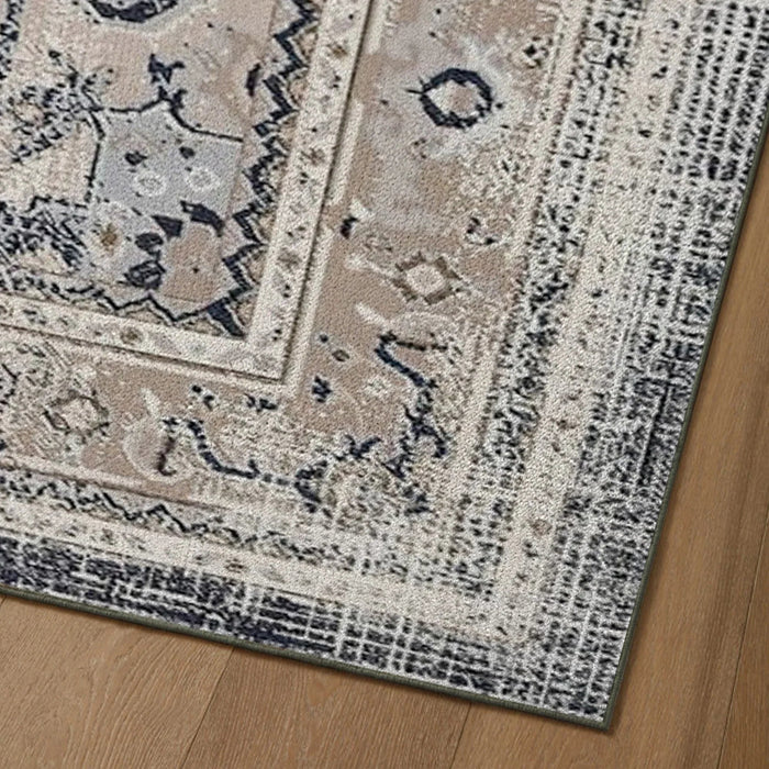 7ft x 5ft Vintage Indoor Non-Slip Washable Large  Area Rugs for Bedroom Living Room - Sweatfully