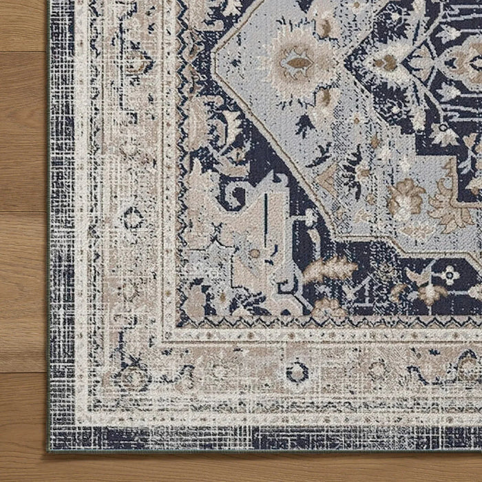 7ft x 5ft Vintage Indoor Non-Slip Washable Large  Area Rugs for Bedroom Living Room - Sweatfully