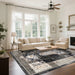 7ft x 5ft Vintage Indoor Non-Slip Washable Large  Area Rugs for Bedroom Living Room - Sweatfully