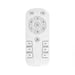20 Inch Silver Flush Mount Ceiling Fan with Light APP and Remote Control - Sweatfully