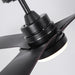 52 Inch Ivy Industrial Downrod Mount LED Ceiling Fan with Remote Control - Sweatfully