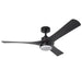 52 Inch Ivy Industrial Downrod Mount LED Ceiling Fan with Remote Control - Sweatfully