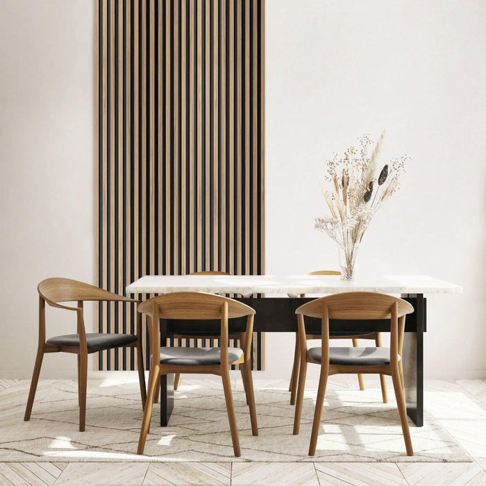 4-Piece Pack Veneer Sound Acoustic Wood Wall Panels - Sweatfully