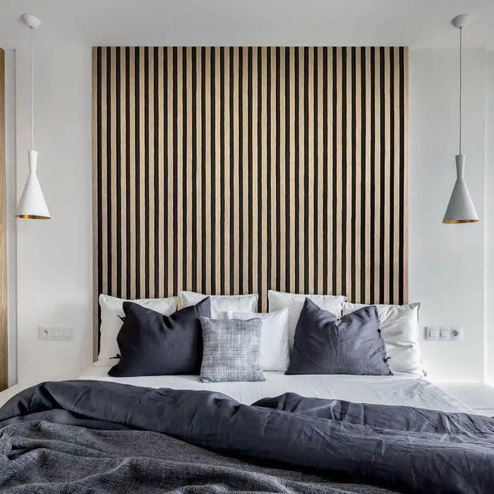 4-Piece Pack Veneer Sound Acoustic Wood Wall Panels - Sweatfully