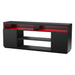 Modern 68 Inch TV Stand Media Console with LED Lights for Living Room - Sweatfully