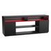 Modern 68 Inch TV Stand Media Console with LED Lights for Living Room - Sweatfully