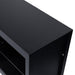 66" Modern LED TV Stand Entertainment Center with Glass Shelves for Living Room - Sweatfully