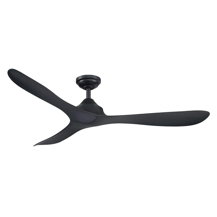 56" Modern DC Motor Downrod Mount Reversible Ceiling Fan with Remote Control - Sweatfully