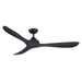 56" Modern DC Motor Downrod Mount Reversible Ceiling Fan with Remote Control - Sweatfully