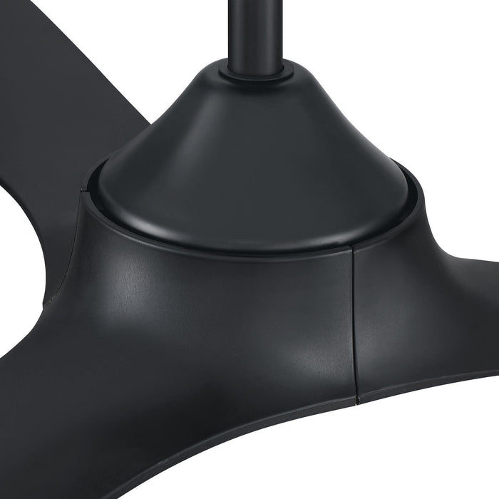 56" Modern DC Motor Downrod Mount Reversible Ceiling Fan with Remote Control - Sweatfully