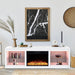 Modern 66" LED TV Stand with 23" Electric Fireplace for Living Room - Sweatfully