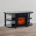 Decorative Modern 48" TV Stand with 18" Insert Electric Fireplace - Sweatfully