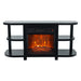 Decorative Modern 48" TV Stand with 18" Insert Electric Fireplace - Sweatfully