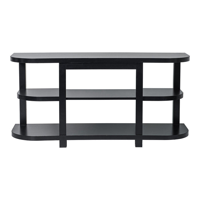 Decorative Modern 48" TV Stand with 18" Insert Electric Fireplace - Sweatfully