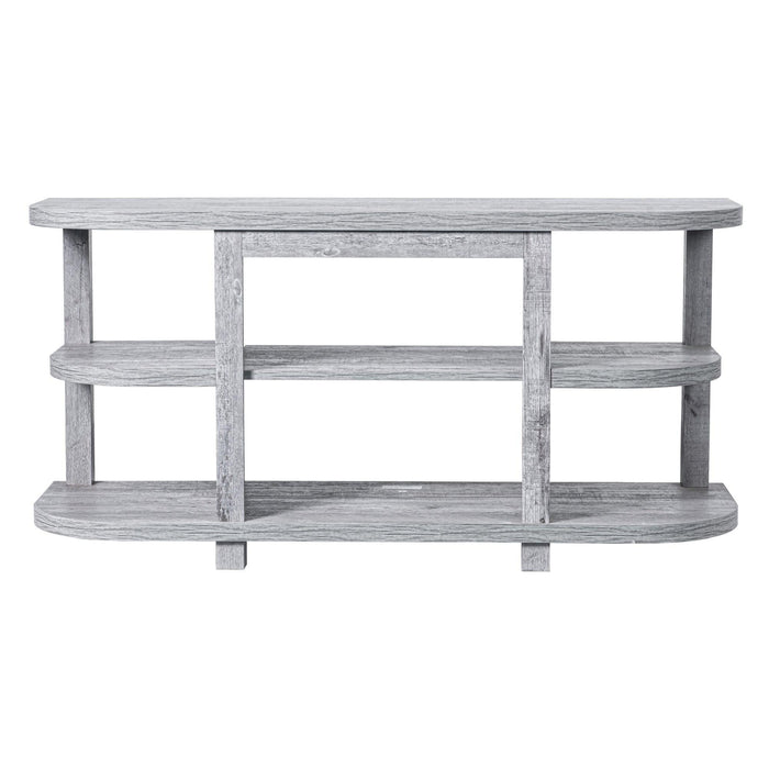 Decorative Modern 48" TV Stand with 18" Insert Electric Fireplace - Sweatfully