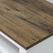 68" Farmhouse TV Stand with 23" Insert Opening Electric Fireplace - Sweatfully