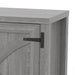 58" Farmhouse TV Stand with 18" Insert Electric Fireplace for Living Room - Sweatfully