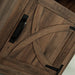 18" Solid Wood Farmhouse Nightstand for Bedroom in Brown or Grey or White - Sweatfully