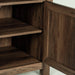 18" Solid Wood Farmhouse Nightstand for Bedroom in Brown or Grey or White - Sweatfully