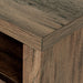 18" Solid Wood Farmhouse Nightstand for Bedroom in Brown or Grey or White - Sweatfully