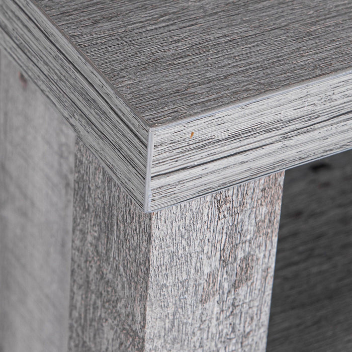 18" Solid Wood Farmhouse Nightstand for Bedroom in Brown or Grey or White - Sweatfully