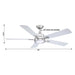 52" Tata Nagar Industrial Brush Nickel Downrod Mount Reversible Ceiling Fan with Lighting and Remote Control - Sweatfully