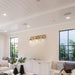 Modern 3-Light Golden Wall Lighting with Crystal - Sweatfully