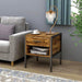 1-Light Golden Modern Table Lamp with Crystal Shade - Sweatfully