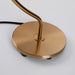 1-Light Golden Modern Table Lamp with Crystal Shade - Sweatfully