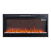 36" Modern Black Insert Electric Fireplace with Remote Control - Sweatfully