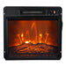 58" Farmhouse TV Stand with 18" Insert Electric Fireplace for Living Room - Sweatfully