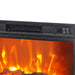 24" Insert Black Electric Fireplace with Remote Control - Sweatfully