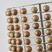 1-Light Modern Wooden Beads Wall Sconce Lighting - Sweatfully