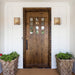 1-Light Modern Wooden Beads Wall Sconce Lighting - Sweatfully