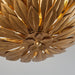 16 Inch 3-Light Farmhouse Golden Semi-Flush Mount Ceiling Lighting - Sweatfully