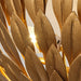 16 Inch 3-Light Farmhouse Golden Semi-Flush Mount Ceiling Lighting - Sweatfully